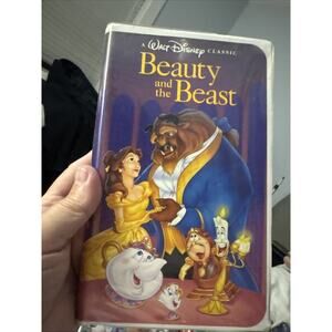 RARE Black Diamond Classic 💎 Walt Disney's Beauty And The Beast - VHS Tape